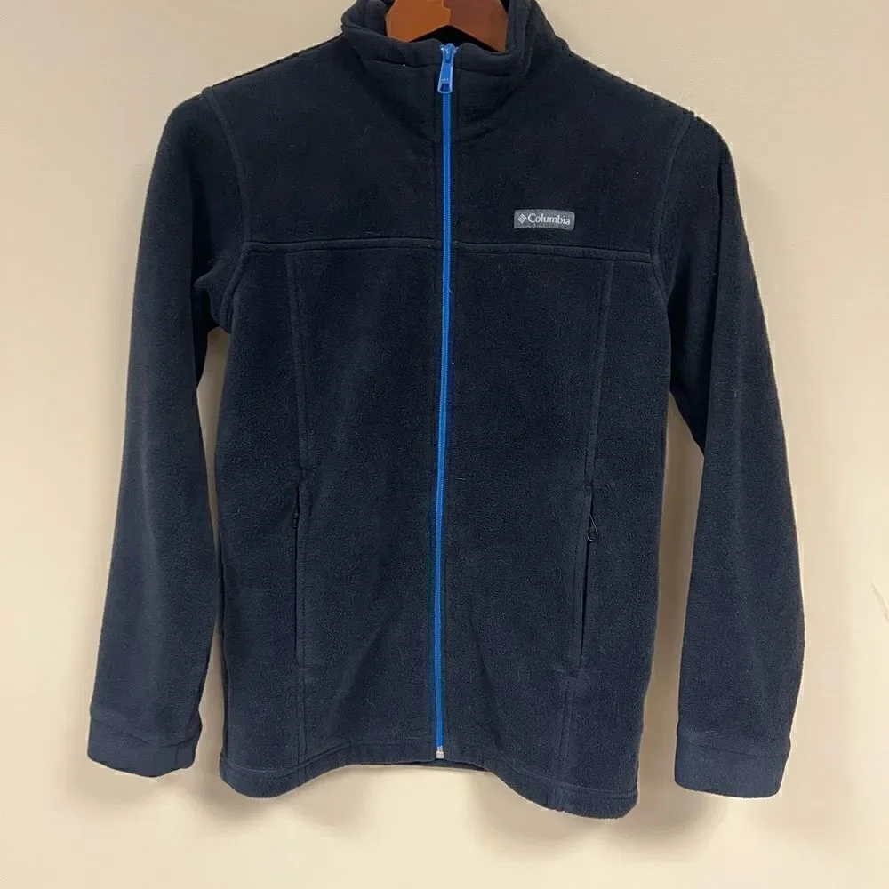 👠Columbia youth fleece zip up jacket  Size L ( 14-16)